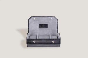 Gray Parchment Hexagonal Galata Watch Box-3-Watch Box Studio