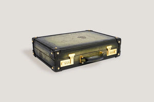 Green Olive Parchment Master Edition Watch Box-6-Watch Box Studio