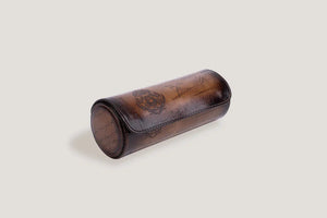 Watch Box - Aras Scroll Roll Brown-4-Watch Box Studio