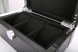 Watch Box - Benson Three Black-4-Watch Box Studio