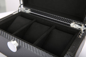 Watch Box - Benson Three Carbon-4-Watch Box Studio