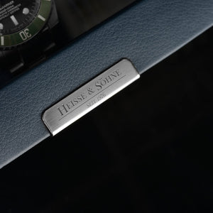 Watch Box - Heisse Double L Blue-5-Watch Box Studio