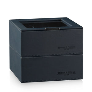 Watch Box - Heisse Double L Blue-8-Watch Box Studio