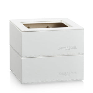 Watch Box - Heisse Double L White-1-Watch Box Studio