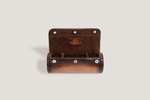 Watch Box - Honey Brown Aras Roll-2-Watch Box Studio