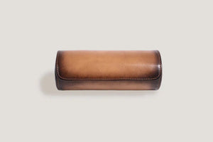 Watch Box - Honey Brown Aras Roll-3-Watch Box Studio