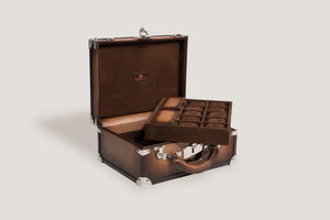 Watch Box - Java Brown Patina Trunk-3-Watch Box Studio