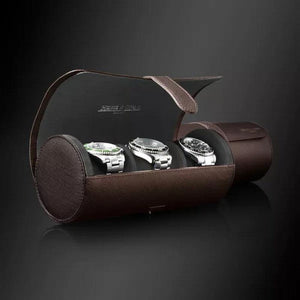 Watch Box - Roll 3 Brown-3-Watch Box Studio