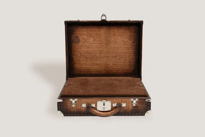 Watch Box - Trunk Parchment Brown-2-Watch Box Studio