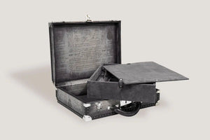 Watch Box - Trunk Parchment Grey-4-Watch Box Studio