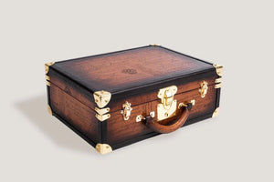 Watch Box - Trunk Parchment Light Tan-5-Watch Box Studio