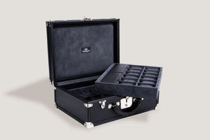 Watch Box - Trunk Safiano Black-4-Watch Box Studio