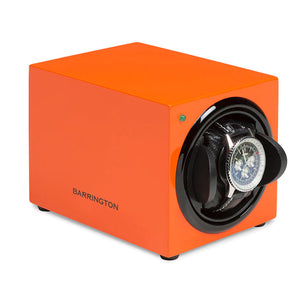 Watch Winder - Barrington Burnt Amber-1-Watch Box Studio