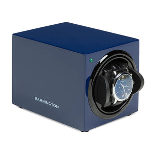 Watch Winder - Barrington Midnight Blue-1-Watch Box Studio