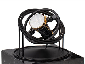 Watch Winder - Black Marble-2-Watch Box Studio