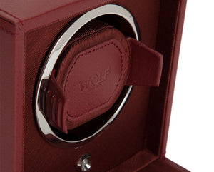 Watch Winder - Bordeaux Cube Cover-4-Watch Box Studio