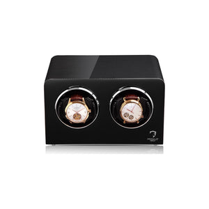 Watch Winder - Carbon Duo Bedside-1-Watch Box Studio