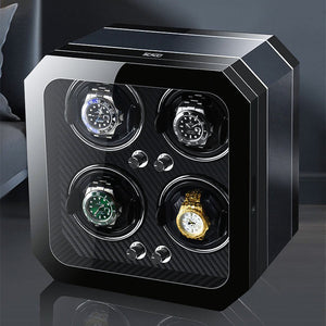 Watch Winder - Gioco Carbon-3-Watch Box Studio