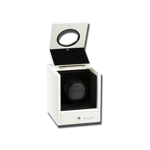 Watch Winder - Glamour White-3-Watch Box Studio