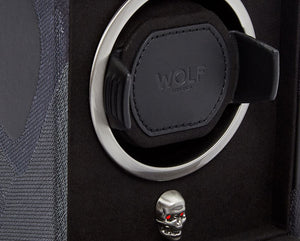Watch Winder - Momento Mori Black Single Slot-4-Watch Box Studio