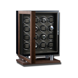 Watch Winder - New York 16 Black-2-Watch Box Studio