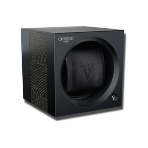 Watch Winder - One Satin Black-2-Watch Box Studio