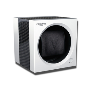 Watch Winder - One White Carbon-2-Watch Box Studio