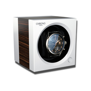 Watch Winder - One White Walnut-1-Watch Box Studio