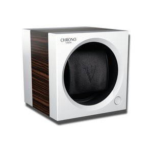 Watch Winder - One White Walnut-2-Watch Box Studio