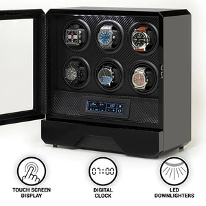 Barrington Modern 6 Watch Winder-3-Watch Box Studio