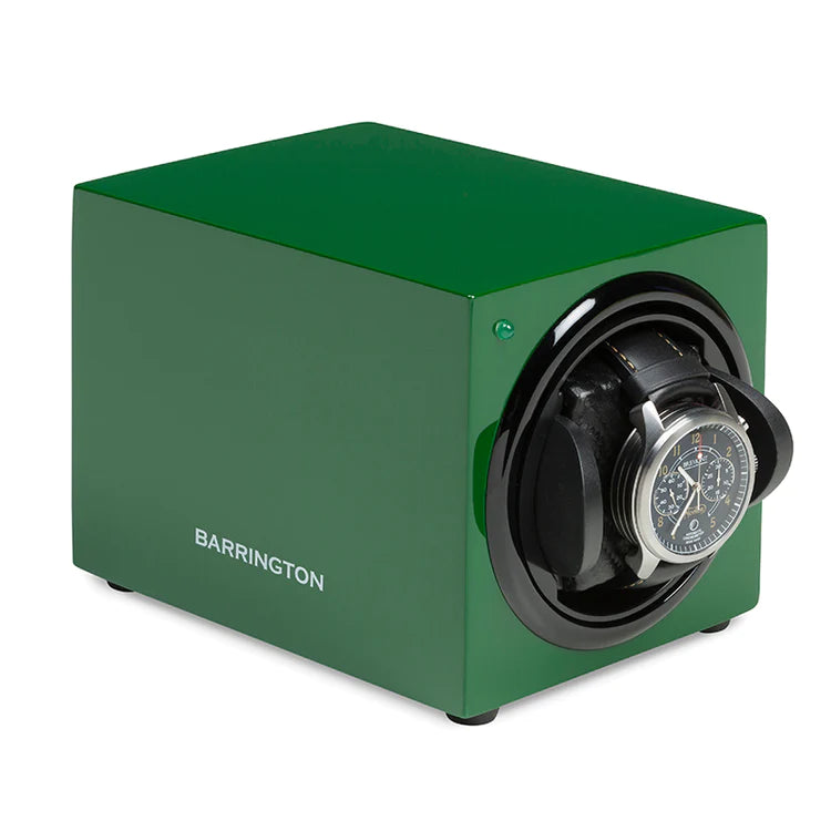 Barrington Racing Green Watch Winder-1-Watch Box Studio