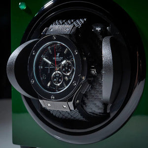 Barrington Racing Green Watch Winder-4-Watch Box Studio