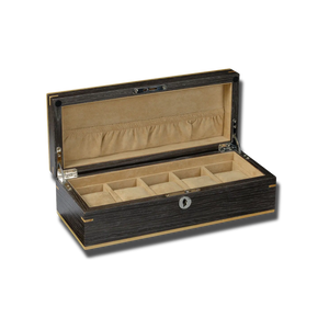 Classic Ebony Heisse Watch Box-1-Watch Box Studio