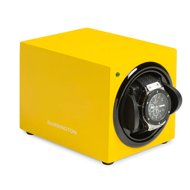 Electric Yellow Barrington Watch Winder-1-Watch Box Studio