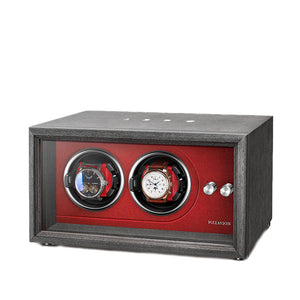 FULLMOON Alizarine Duo Watch Winder-1-Watch Box Studio