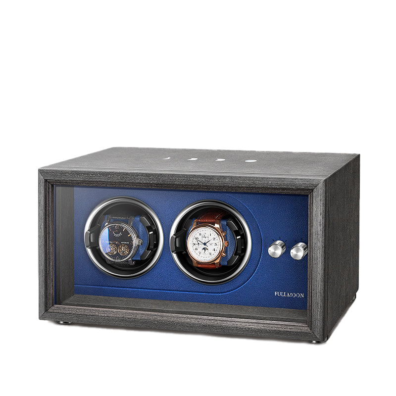 FULLMOON Sapphire Duo Watch Winder-1-Watch Box Studio