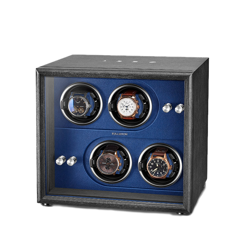 FULLMOON Sapphire Quatuor Watch Winder-1-Watch Box Studio