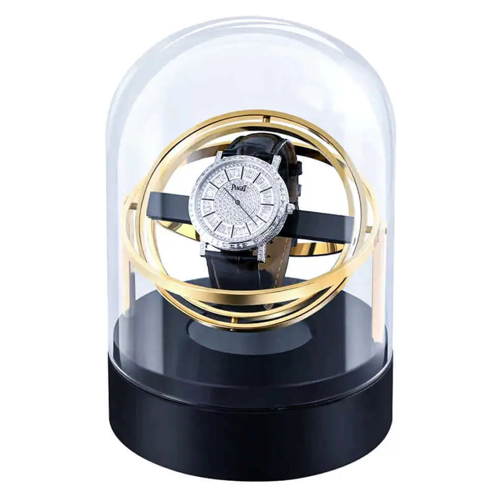 Golden Astronomer Watch Winder-1-Watch Box Studio