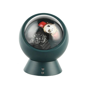 Green Sphere Automatic Watch Winder-1-Watch Box Studio