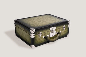 Olive Green Trunk Watch Box-2-Watch Box Studio