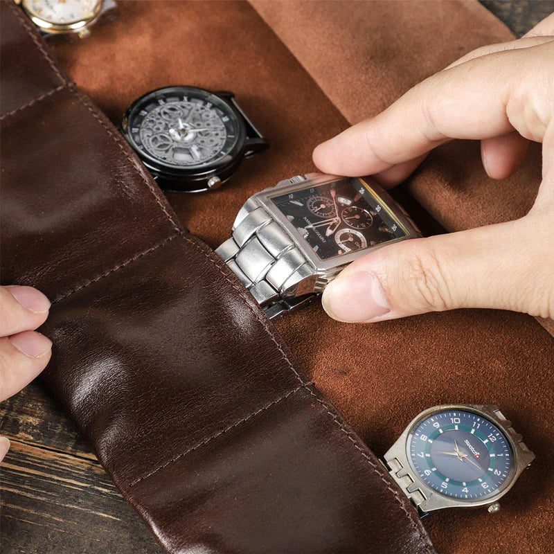 Travel-case-for-watch-from-cow-leather