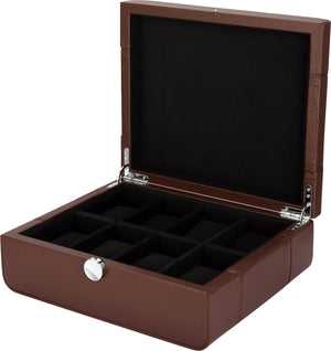 Watch Box - Benson Height Brown-1-Watch Box Studio