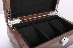 Watch Box - Benson Three Brown-4-Watch Box Studio