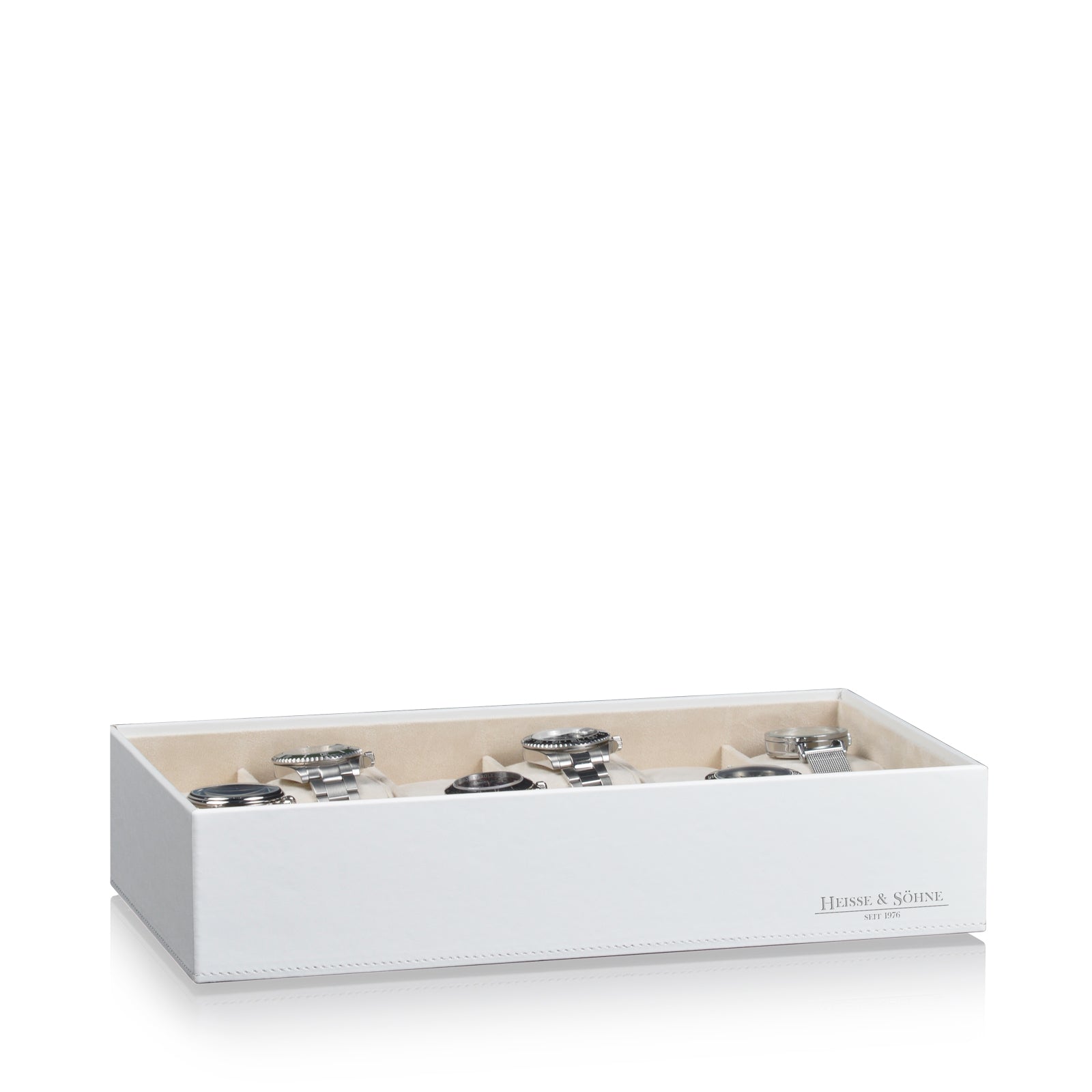 Watch Box - Flat Mirage White-1-Watch Box Studio