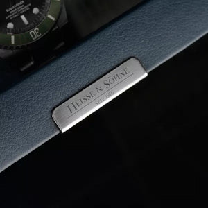 Watch Box - Heisse 6-Slot Blue Case-6-Watch Box Studio