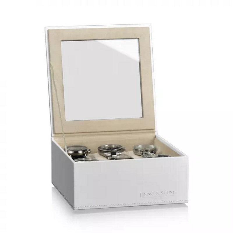 Watch Box - Heisse 6-Slot White Case-1-Watch Box Studio