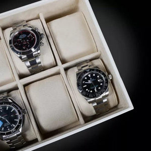 Watch Box - Heisse 6-Slot White Case-4-Watch Box Studio