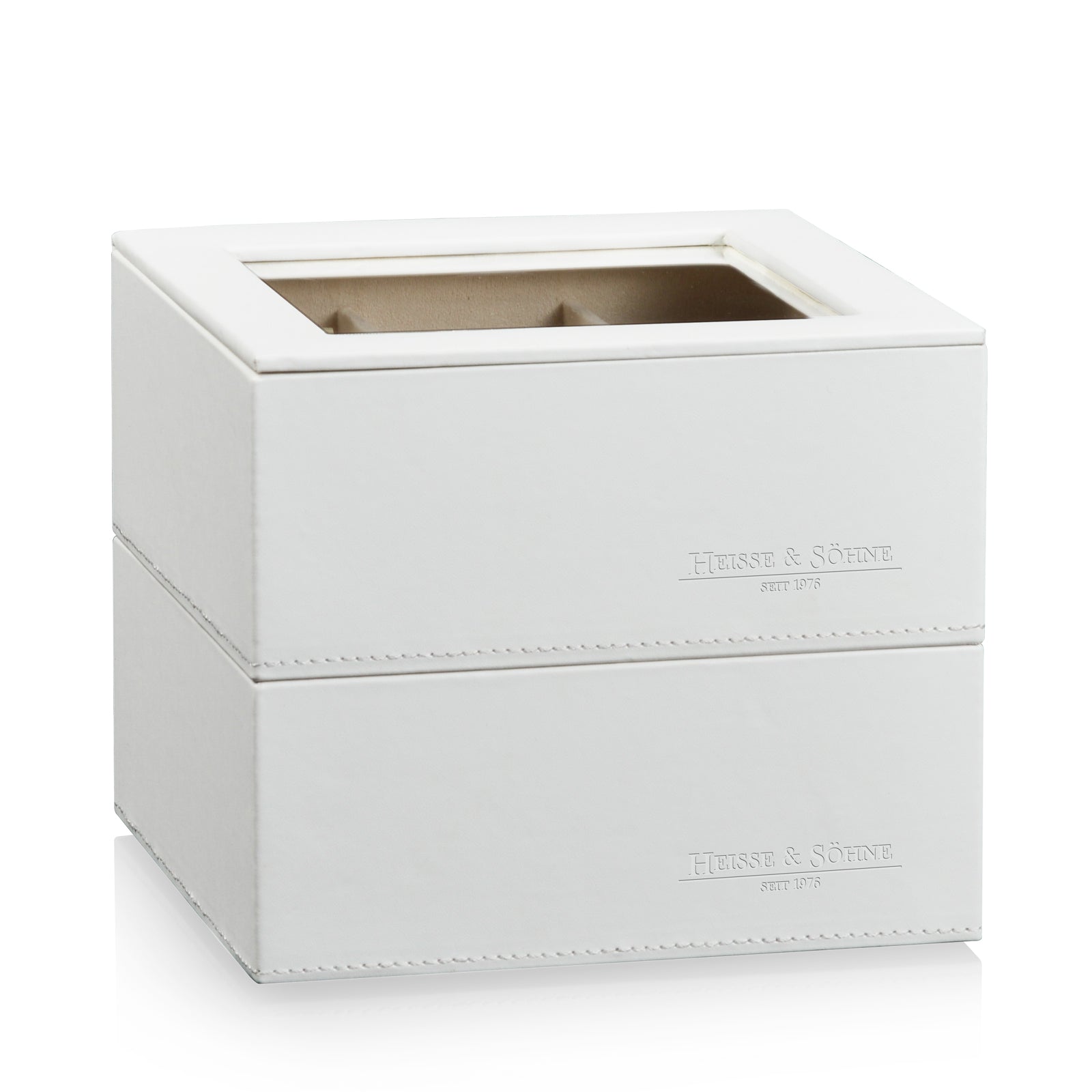 Watch Box - Heisse Double L White-1-Watch Box Studio
