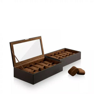 Watch Box - Heisse Mirage Brown-6-Watch Box Studio