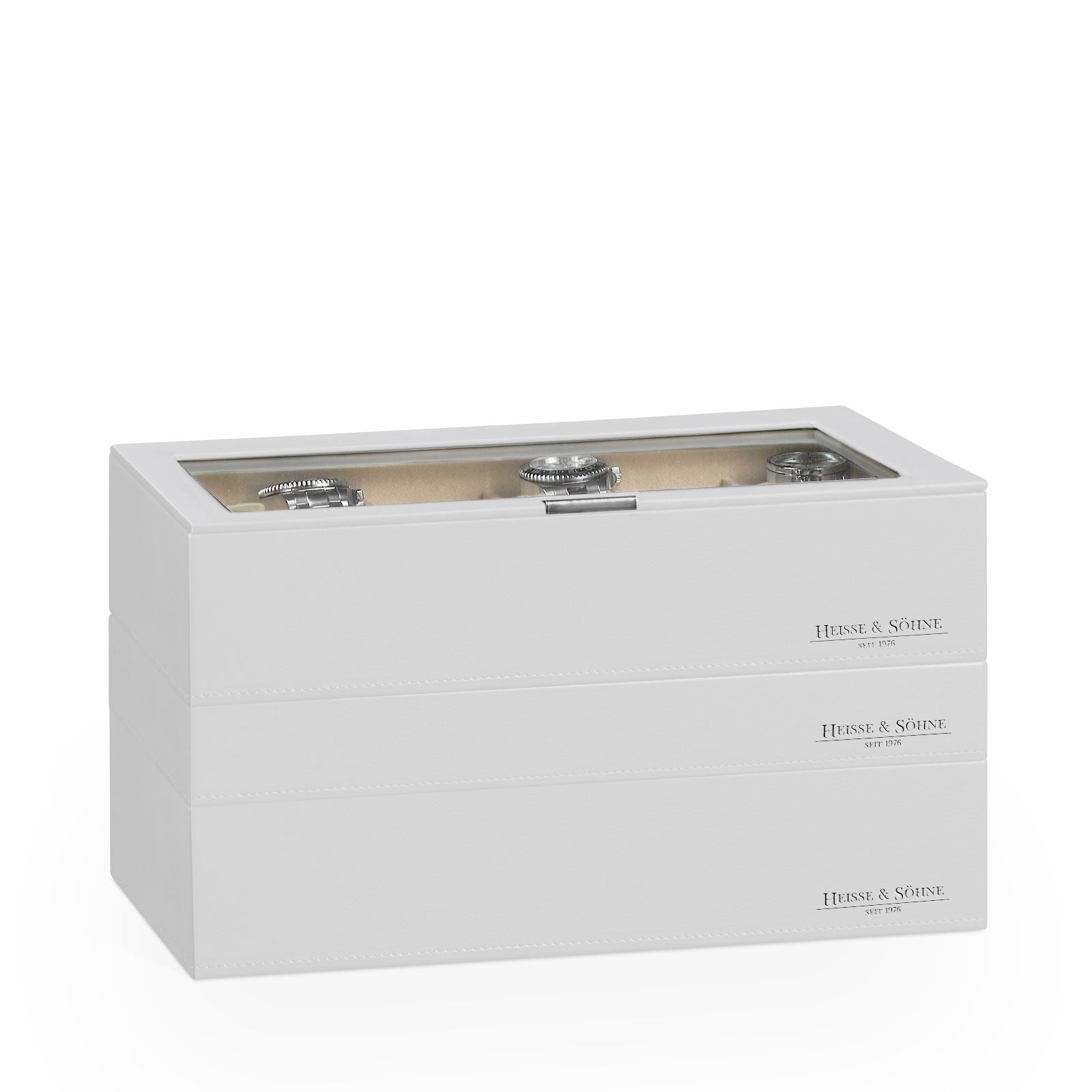 Watch Box - Heisse XXL White-1-Watch Box Studio